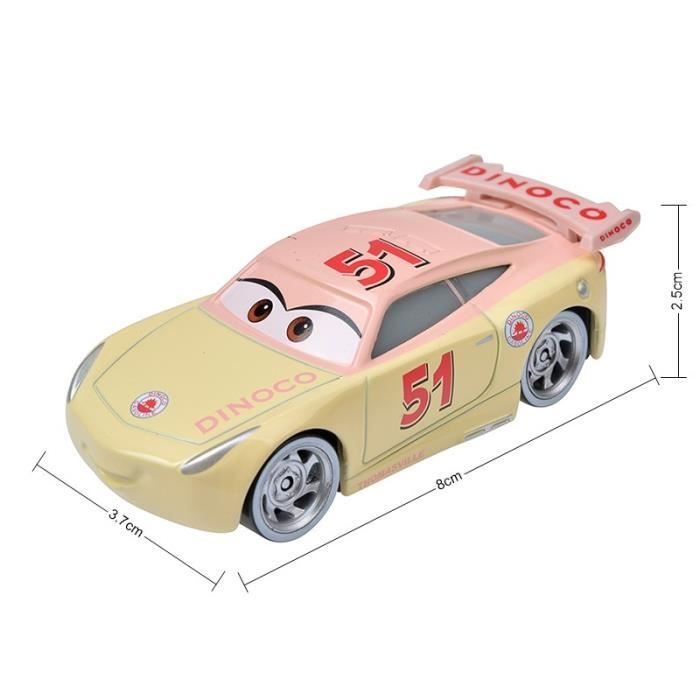 Pixar Cars 2 McQueen Métal Jouets Modèle de Voiture Cadeau d'anniversaire  pour Enfants Garçon 