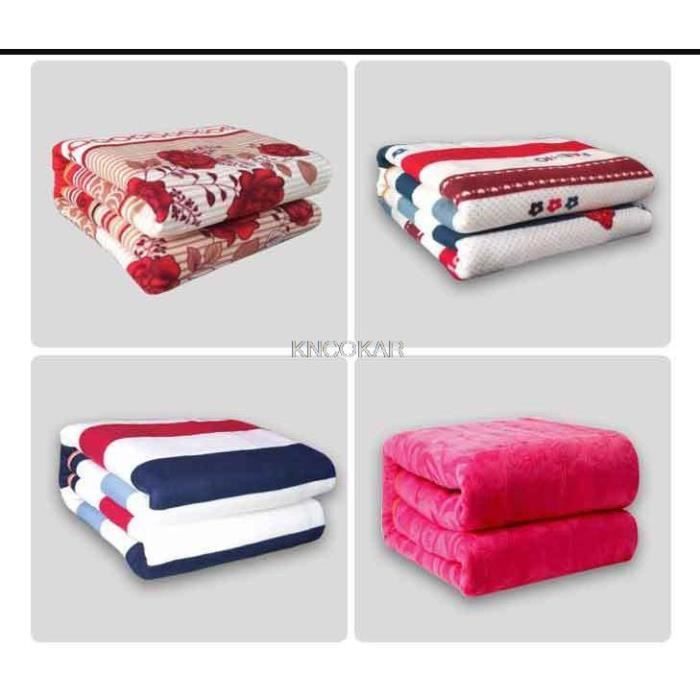 Couverture Chauffante 200x180cm - 9 Niveaux Chaleur, Minuterie 9h, Peluche Douce, Lavable Machine - Canapé, Bureau