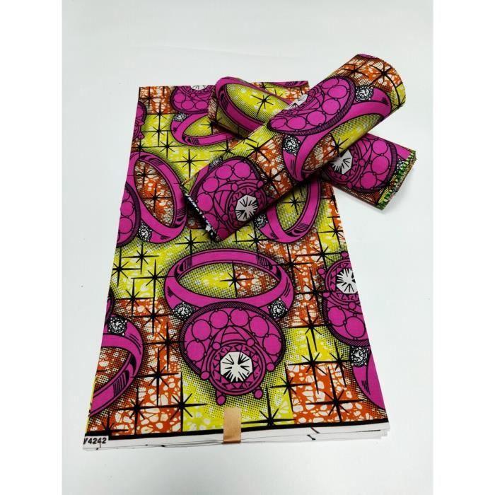 Tissus Pagne africain en cire 100 coton tissu imprim floral