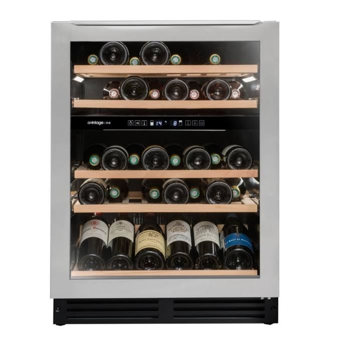 Avintage Cave à vin encastrable multizones 53 bouteilles AVU54TDZX1