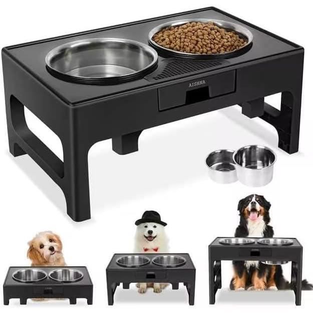 Lot De 2 Gamelles Miniatures Pour Chien En Plastique - Accessoire Maison De Poupée 1:12 | Avec 2 Petits Os, Pour Figurines Et Jouets