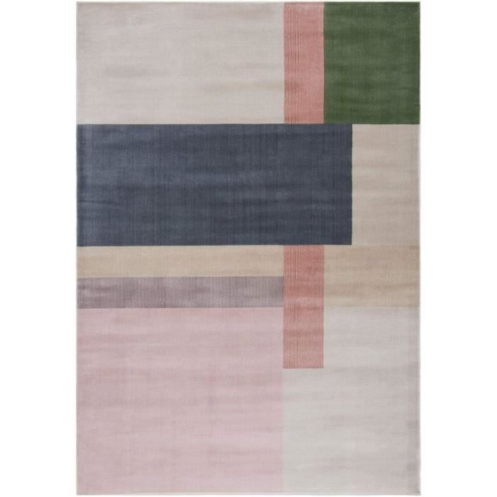 Grand Tapis Art Déco Années 70 Velours 300x200 Cm - Salle à Manger / Salon