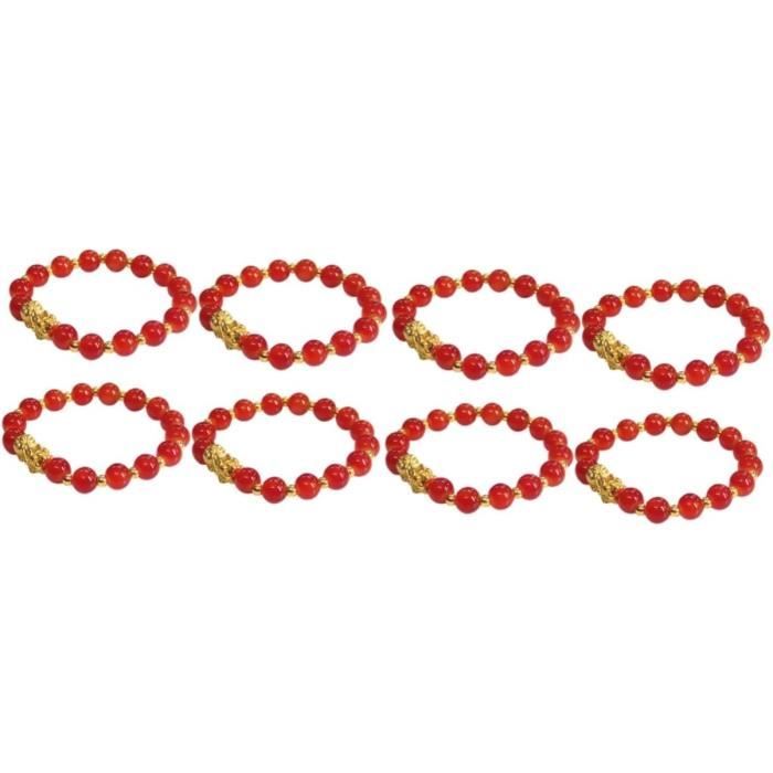 Bracelet En Cuir Ajustable Pour Femmes/filles - Longueur 17,5-21,5cm - Style Cosplay, Cadeau Fête - 9