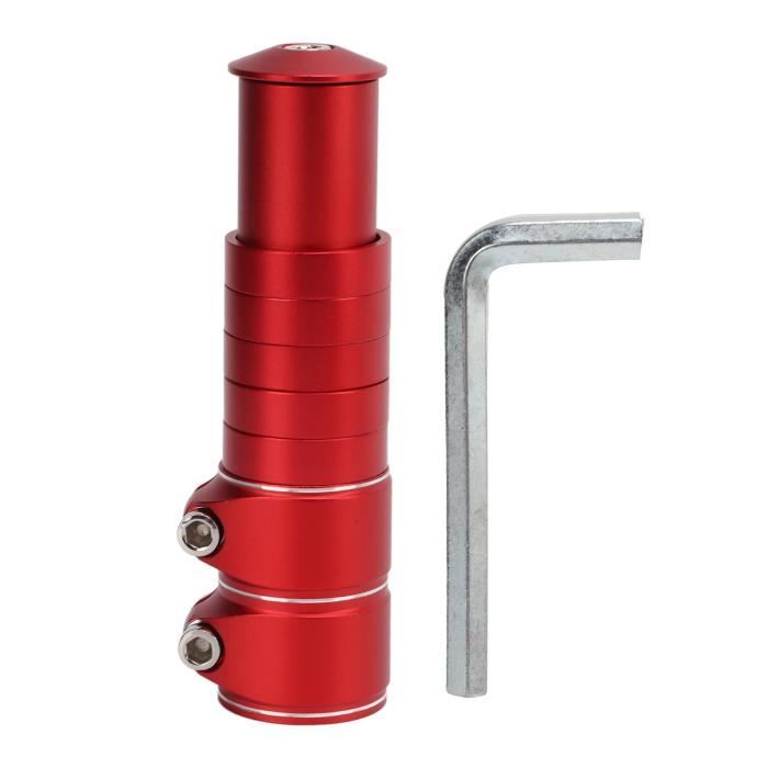 Changor Lot de 4 vis de potence de vélo, M7 x 25 mm, accessoires de vélo, robustes et durables, légers et portables pour vélos (couleur primaire titane