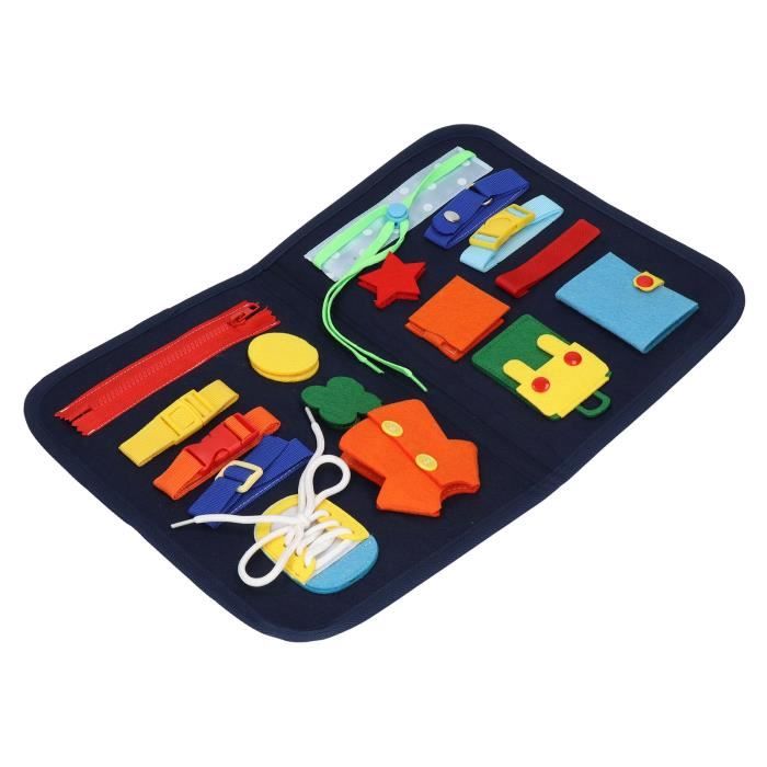 Planche occupée pour tout-petits Toddler Busy Board Cultiver la couleur