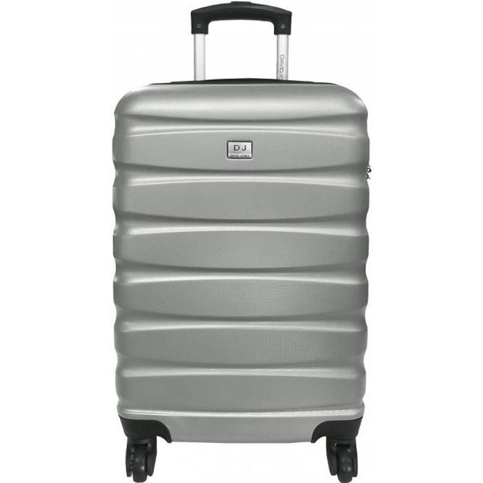 Lot valise cabine 55cm plus 1 vanity rigides David Jones ABS - BA10642 -  Couleur principale : KAKI - valise pas cher Promotion 