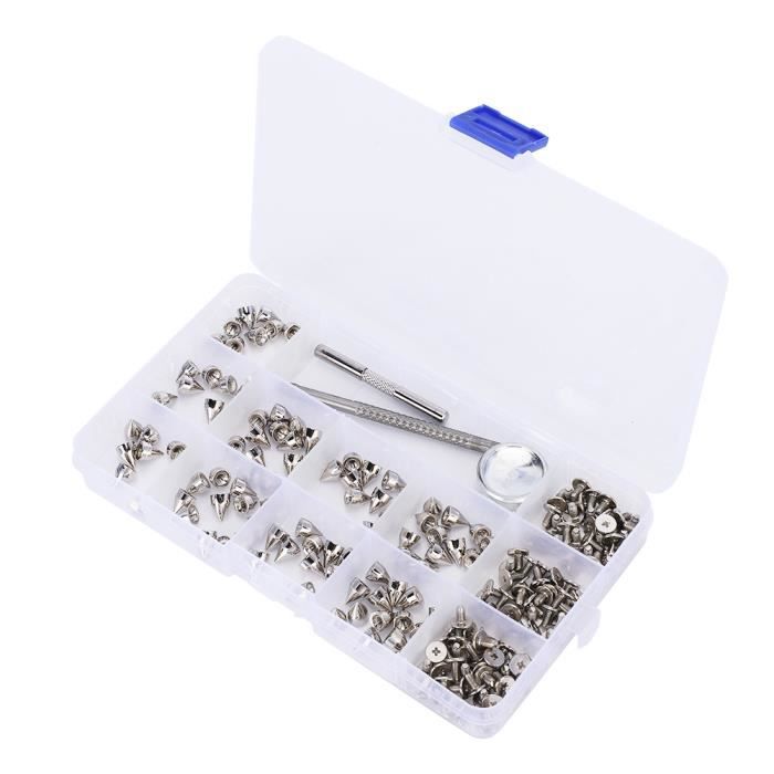 Kit De Réparation Toit Voiture - 100 Rivets Velours Beige, Tournevis, Mètre, Pour Fixer Ciel De Toit Affaissé