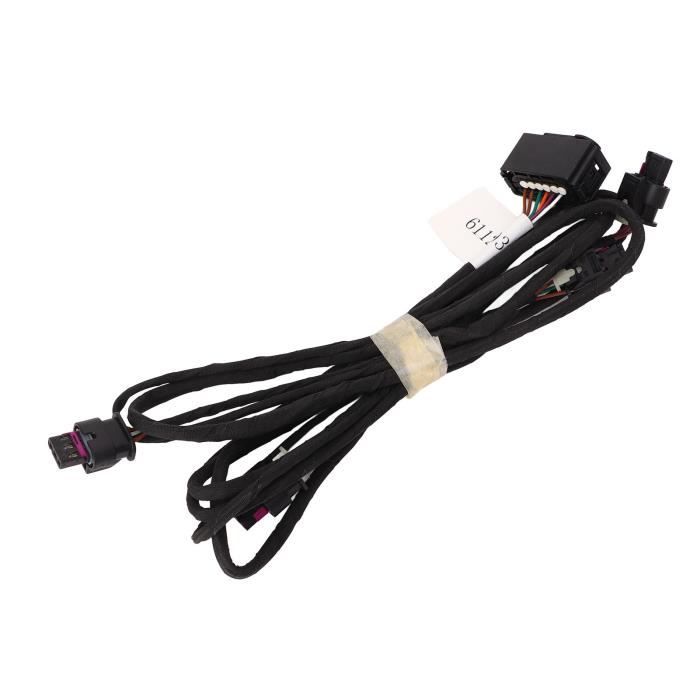 Adaptateur Faisceau Capteur Stationnement 3 Broches - Lot De 2 - 13.5cm - Compatible VW Audi Skoda Seat