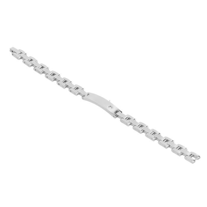 Bracelet Magnétique Hématite - Anti-Fatigue Santé Énergie - Noir Ajustable