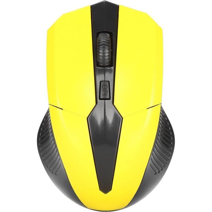 Souris verticale sans fil Rechargeable 2.4G, souris optique ergonomique de haute précision avec 3 DPI réglables 800/ 1200/ 1600 6 boutons