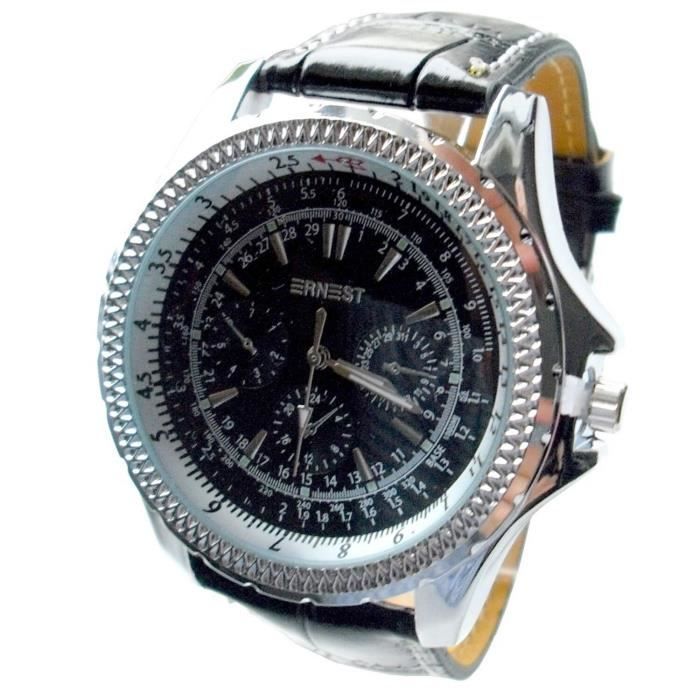 MONTRE HOMME WATCH ACIER BIJOUX CHRONOGRAPHE QUARTZ MECANIQUE SIMILI CUIR CADEAU MONTRE HOMME WATCH ACIER BIJOUX CHRONOGRAPHE QUARTZ MECANIQUE SIMILI CUIR CADEAU