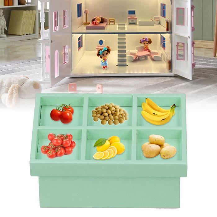 Stink Rack ESTINK Étagère à légumes pour fruits de maison de poupée 1:12 Dollhouse ...