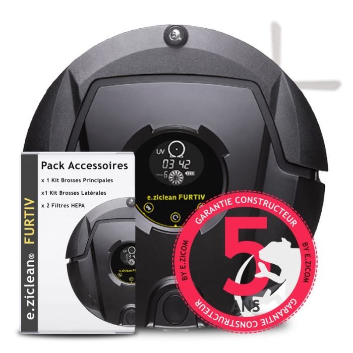 Aspirateur Robot E.ZICLEAN® FURTIV Cdiscount Electroménager