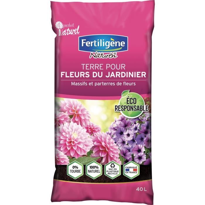 Terreau Pour Fleurs KB - Sac 40 Litres - Pour Jardin, Balcon, Plantes D'intérieur - 2