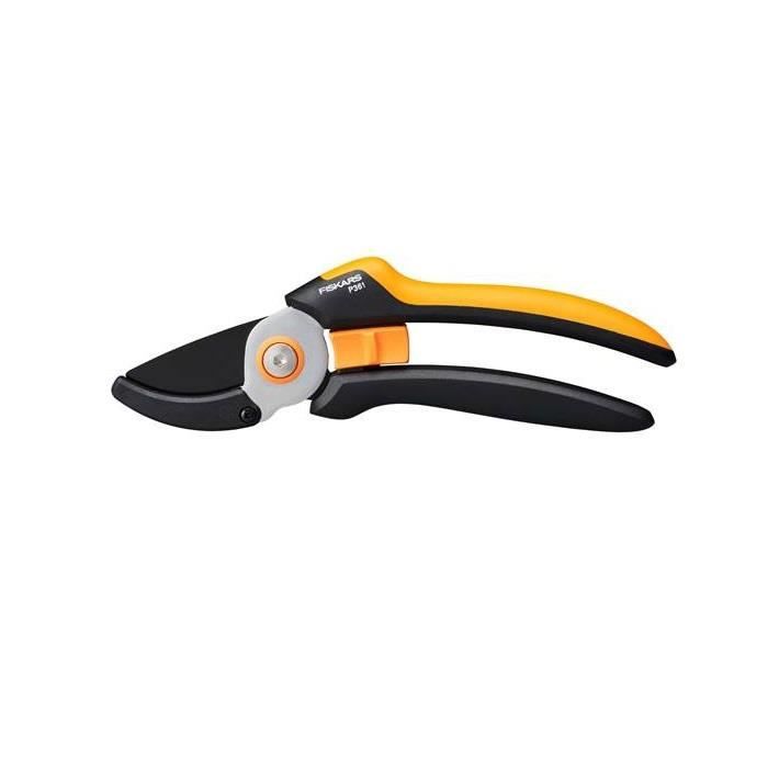 Sécateur Fiskars P361 Lame en acier trempé Revêtement anti rouille Poignée FiberComp™