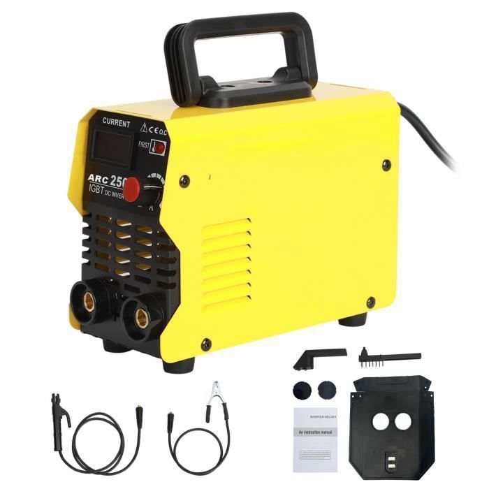 Poste à Souder Inverter - ARC250 - Electrode enrobée - MMA - Rutiles - 220V