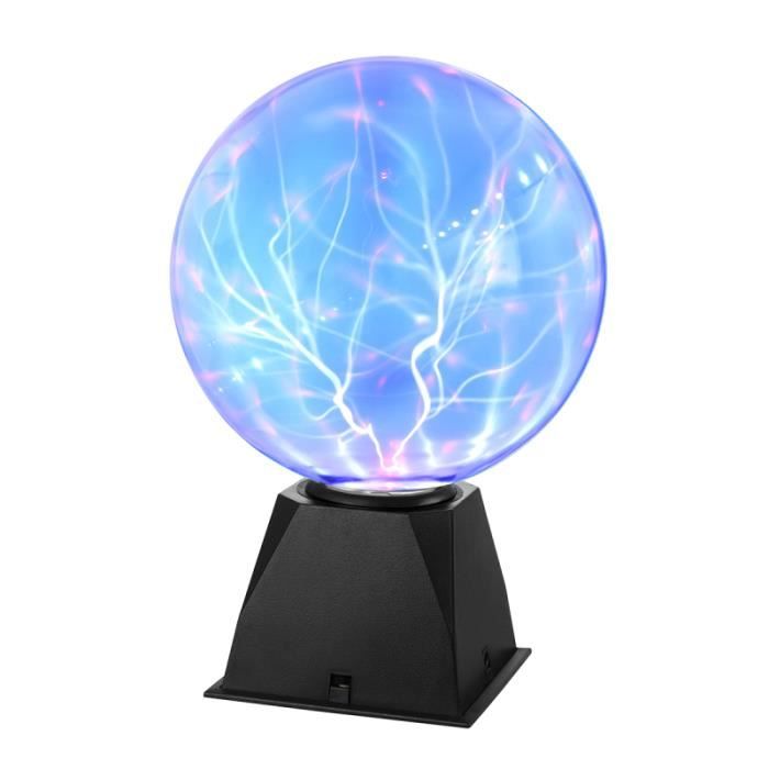 1 Pc Plasma Ball Lamp Touch Sensitive 8 pouces boule électrique Induction  pour Banquet Dancing Party dîner LAMPE A POSER - Cdiscount Maison