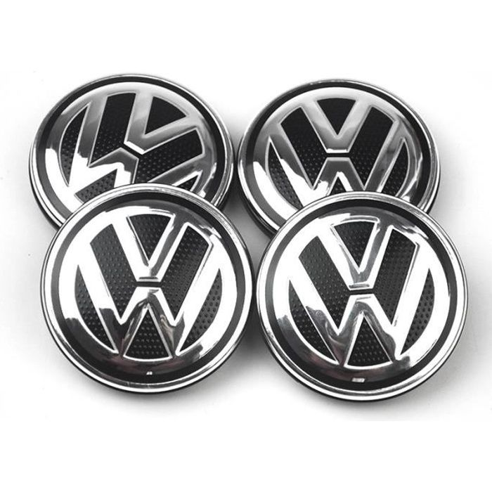 4×OD56mm Cache Moyeux Pour Volkswagen Nouvelle Jetta, Nouvelle Santana, Nouvelle Bora, Nouvelle Lavida, Lang Lang, Polo Badge Logo