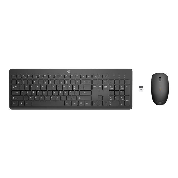 Ensemble Clavier et Souris HP 235 – Sans Fil, USB, Français - vue 2