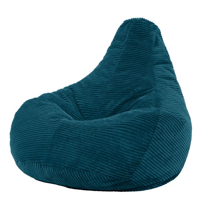 Icon Pouf Inclinable "Soul" Pouf de Salon Géant Bleu Sarcelle