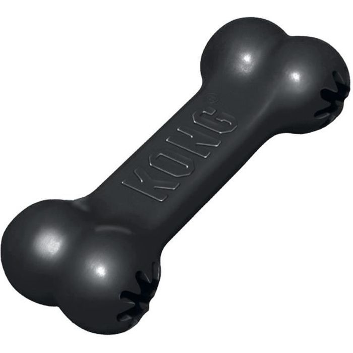 KONG Os à mâcher en caoutchouc robuste Goodie Bone Extreme M - Pour chien