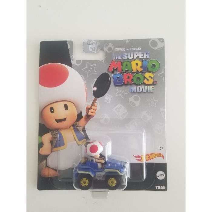 Voiture en m tal 1 64 Hot Wheels The Super Mario Bros Le Film Personnage Toad et quad