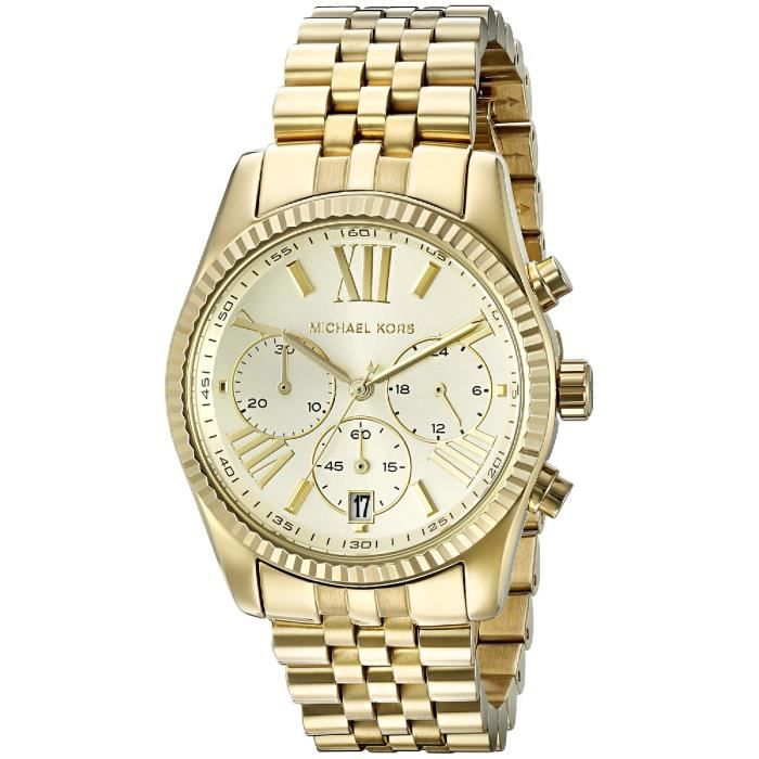 Montre Michael Kors Femme MK5556- Quartz Analogique- Bracelet en acier  inoxydable - Cdiscount Bijouterie