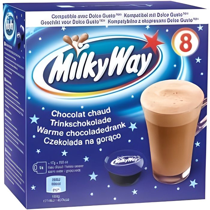 8 Capsules Chocolat Chaud Galaxy Dolce Gusto