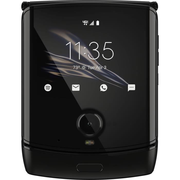  T&eacute;l&eacute;phone portable MOTOROLA Razr Noir 128 Go - Compatible E-sim uniquement pas cher