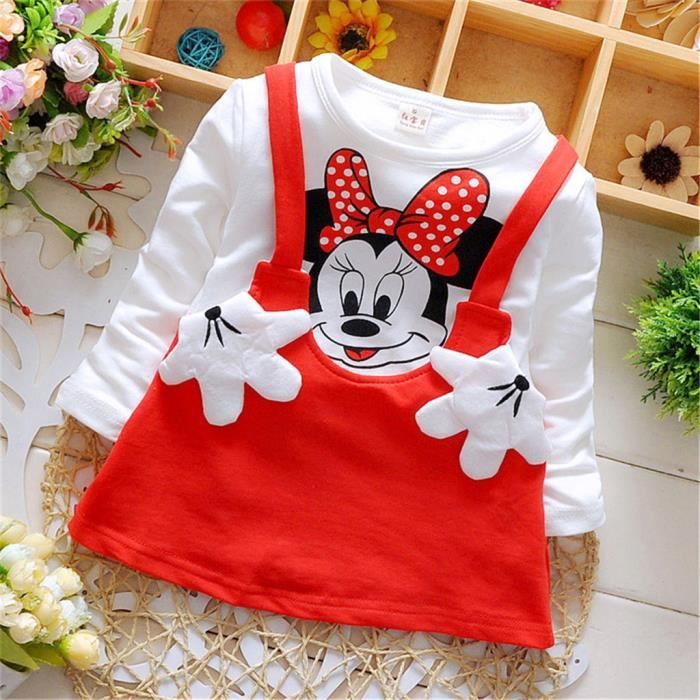 robe mickey fille