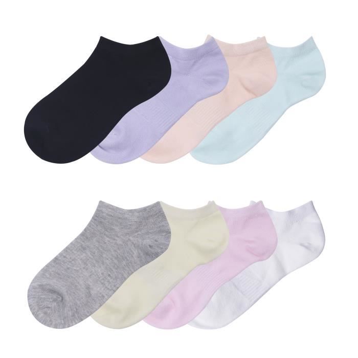 6 Paires Chaussettes de Running Basses pour Homme Low-Cut Respirantes Anti-Ampoules Chaussettes de Course /à Pied Homme