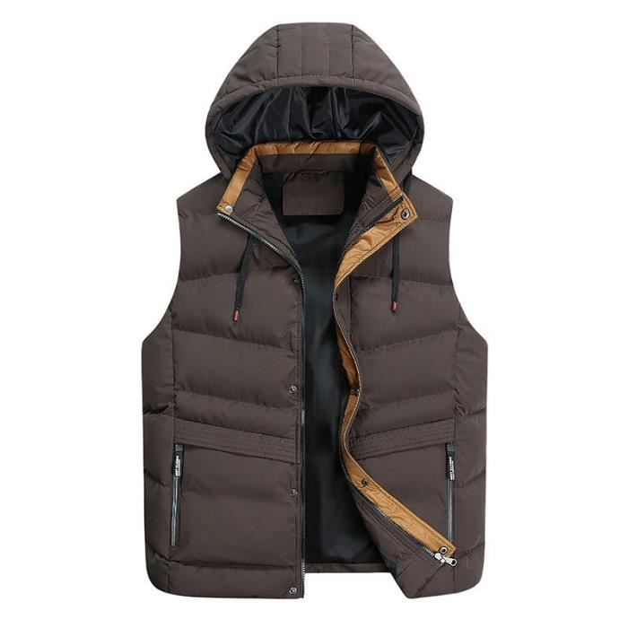 Doudoune sans manche capuche homme outlet