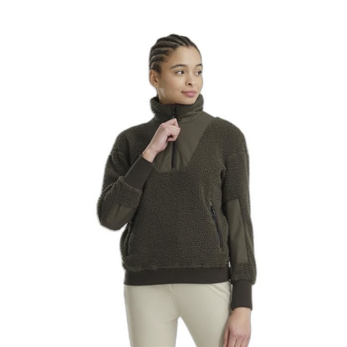 Chemise D’équitation Femme Noble Outfitters – Marron/gris – Manches Longues