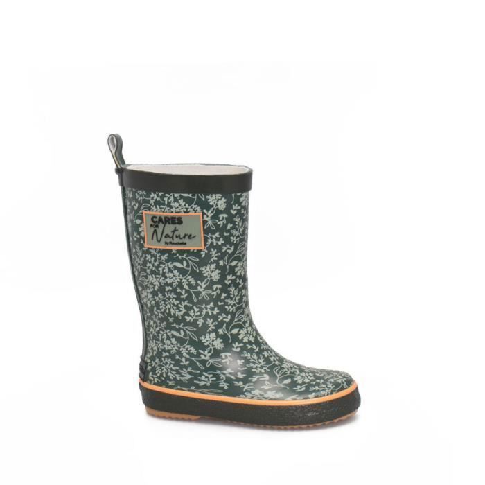 Bottes de pluie bébé Rouchette Cares For Nature Vert Cdiscount