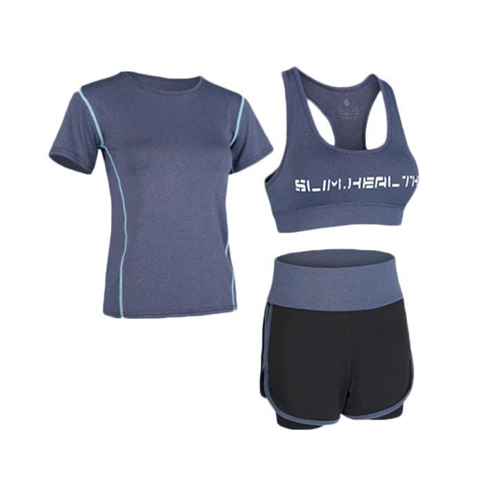 Ensemble de Vêtement de Sport Femme Marque Modèle T-shirt