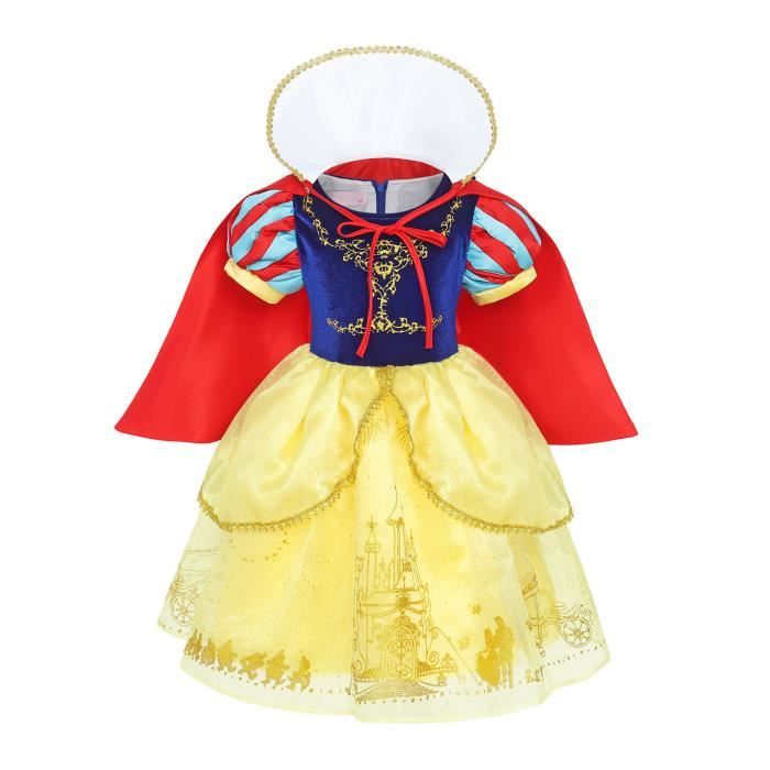 robe princesse blanche fille