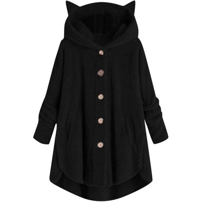 Veste polaire avec best sale capuche oreille femme