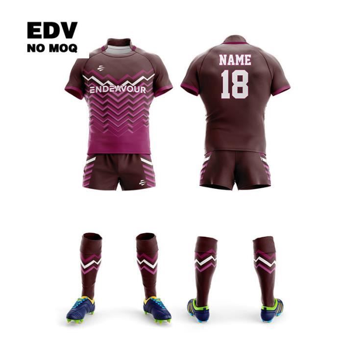 Maillot De Rugby Fighting Spirit Leclerc Dédicacé #6 - Taille XL
