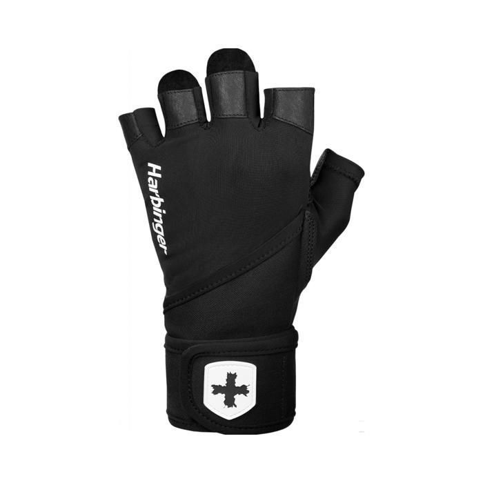 Gant de musculation - HARBINGER - Pro WristWrap 2.0 - Noir - Taille L - Soutien poignet