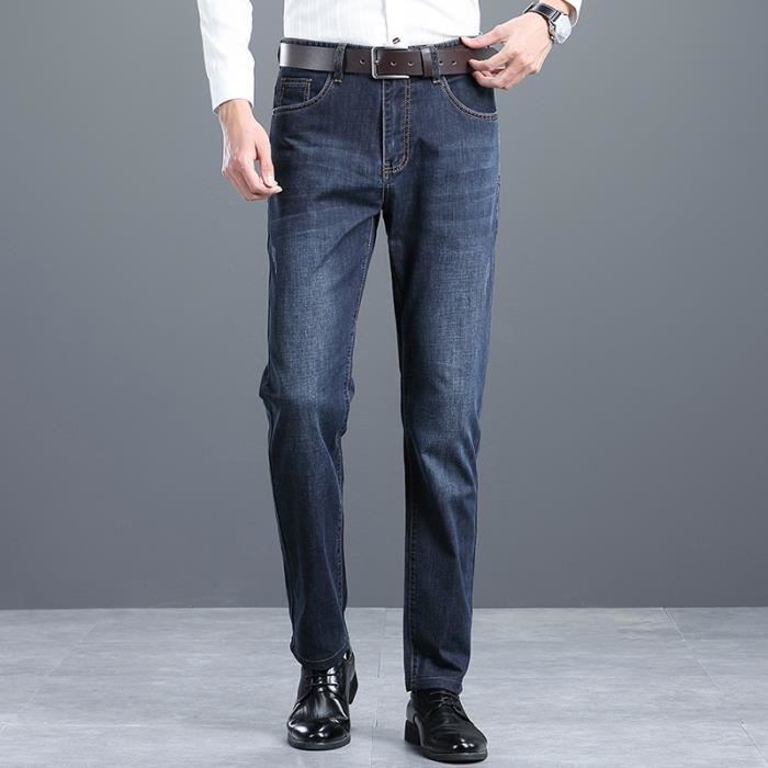 Pantalon en jean pour homme - Décontracté - Mode ample - Grande taille