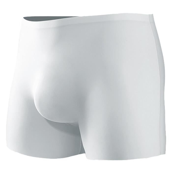 DPois Boxer de Sport Homme Sans Couture Boxeur Respirant Stretch Calecon Sous Vetements Trunk Shorty Underwear L 3XL Blanc Cdiscount Pret a Porter