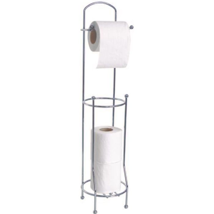 Porte-rouleau papier toilette Wenko avec porte rouleau de réserve