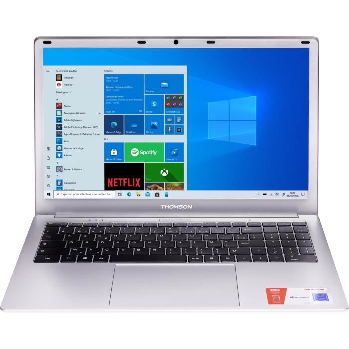 15.6 pouces ordinateur portable Intel Pentium N3530 4Go RAM 128G ordinateur  portable ordinateur portable 1920*1080 IPS - Cdiscount Informatique