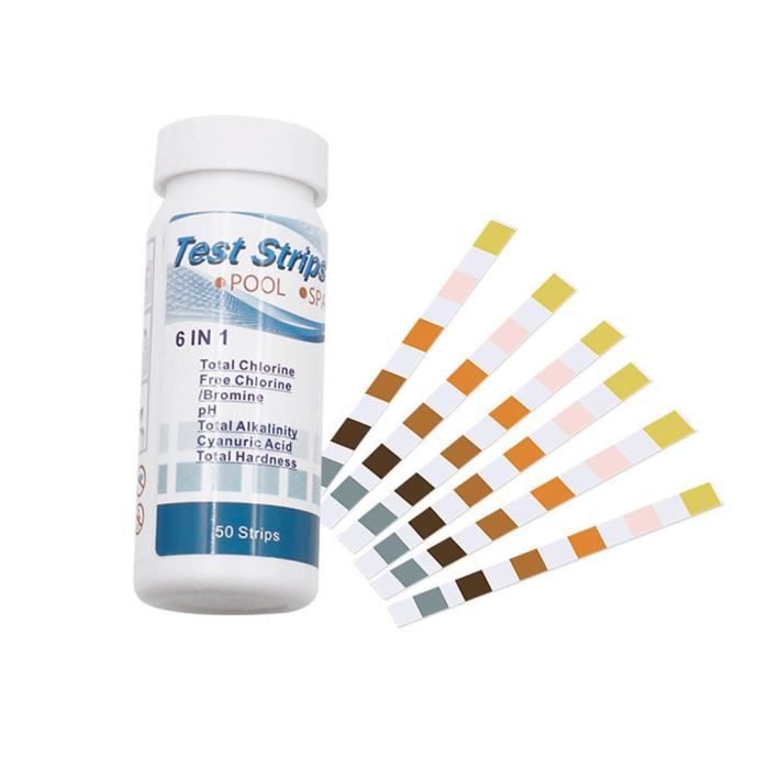 Bandelette De Test Spa Pour Piscine Difference De Couleur Evidente Detection Rapide Blanc Achat Vente Indicateur D Humidite Bandelette De Test Spa Pour Cdiscount