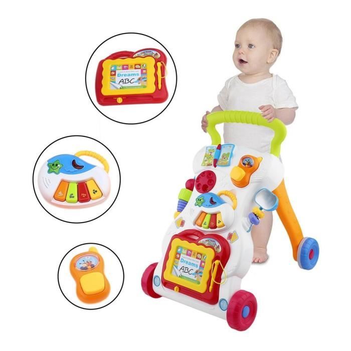 Premiers Pas Bébé Activité Marcheur Trotteurs, Motif Multiple, Asseoir &  Jouer, Piano de Musique, Supporter & Marche, Jouet éducatif - Cdiscount  Puériculture & Eveil bébé