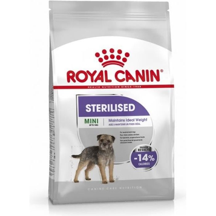 Croquettes pour Chien - Royal Canin - Mini Sterilised - 3 kg - Petit - Adulte