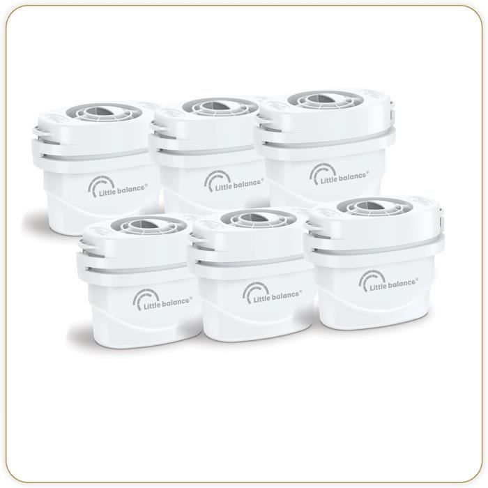 Lot De 2 Cartouches Filtrantes Pour Robinet - Élimine Saleté, Chlore, Fluor, Garde Les Minéraux
