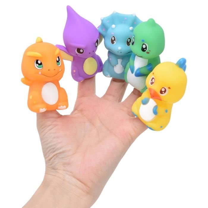 50 Marionnettes à Doigts Avec Yeux – Anneaux Colorés ABS – Jeu De Rôle – Anniversaire Halloween – Cadeau Invité – Lot 50 Pièces