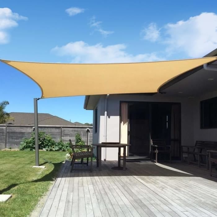 Voile d'ombragé protection solaire