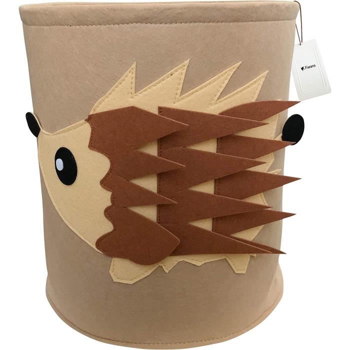 Fieans Panier De Rangement Pliable Avec Poignées - Corbeille à Linge Dentelle Bowknot Gris, Chambre Enfant